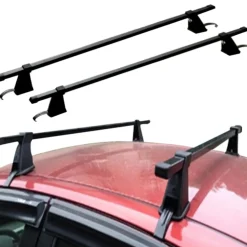 COPPIA BARRE PORTATUTTO PORTAPACCHI PER AUTO UNIVERSALI IN ALLUMINIO DA 120 CM