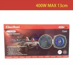 COPPIA CASSE ALTOPARLANTI SPEAKER TWEETER AUTO C-10356 13CM 400W MAX