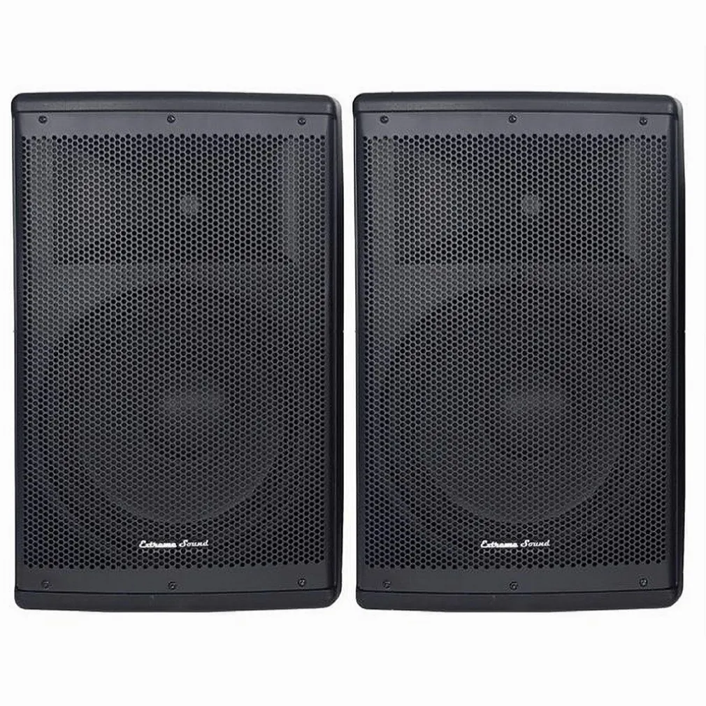 COPPIA CASSE AUDIO ACUSTICHE 3600 W EXTREME SOUND WOOFER 12" BLUETOOTH USB DJN-12