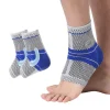 COPPIA CAVIGLIERE SUPPORTO PER CAVIGLIA ANALLERGICA ELASTICA SPORT BLU