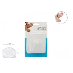COPPIA CUSCINETTI FASCE IN SILICONE PROTEZIONE METATARSALI CURA DEI PIEDI 66785
