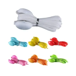 COPPIA DI LACCI PIATTI PER SCARPE COLORATI CON LUCI A LED STRINGHE SNEAKER