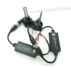 COPPIA FARI RICAMBIO LAMPADE AUTO 2 LED 6S H1 ALTA LUMINOSITA' BIANCO FREDDO 30W