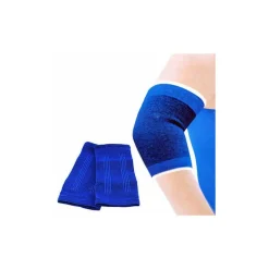 Coppia Gomitiera Fascia Elastica Supporto PEr Traumi Gomito Anallergico Lavabile