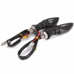 COPPIA INDICATORE DI DIREZIONE A 12 LED FORMA DI FRECCIA PUNTA PER MOTO SCOOTER