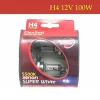 COPPIA LAMPADINE LAMPADE AUTO MOTO XENON H4 12V 100 WATT 5500K C-6282