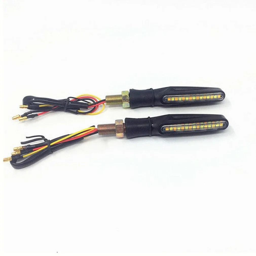 COPPIA LED COB 12V MOTO FRECCE INDICATORE SEGNALE FRECCIA LUCE SEQUENZIALE HD810