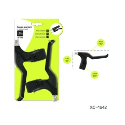 COPPIA LEVE FRENI IN RESINA COMPOSTA PER BICICLETTA ATTACCO UNIVERSALE XC-1642