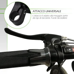 COPPIA LEVE FRENI IN RESINA COMPOSTA PER BICICLETTA ATTACCO UNIVERSALE XC-1642