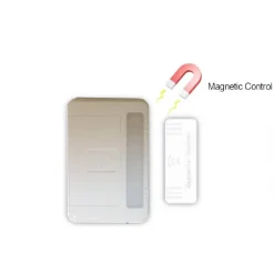 COPPIA LUCI CON 6 LED SENSORE MAGNETICO ARMADIO CASSETTO MOBILE PORTA 6000K