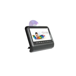 COPPIA MONITOR DVD AV 9 POLLICI POGGIATESTA AUTO MONITOR UNIVERSALE USB SD AV