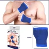 COPPIA POLSIERA FASCIA ELASTICA SUPPORTO PER POLSO ANALLERGICO PROTEZIONE BLU