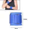COPPIA POLSINI STRINGENTI SUPPORTO TUTORE PER POLSO SPORT PROTEZIONE PESI BLU