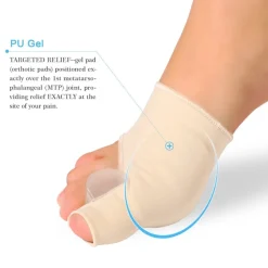 COPPIA PROTEZIONE ALLUCE VALGO CORREZIONE SEPARATORE PER CIPOLLA