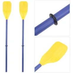 COPPIA REMI DI PLASTICA PAGAIA PER BARCA CANOA CANOTTAGGIO KAYAING 124 CM 017539