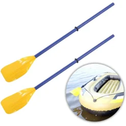 COPPIA REMI DI PLASTICA PAGAIA PER BARCA CANOA CANOTTAGGIO KAYAING 124 CM 017539