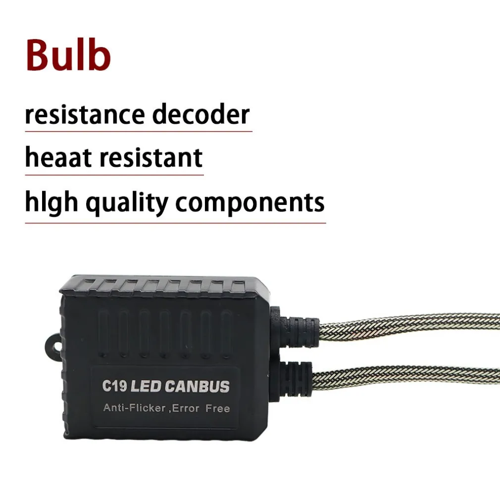 COPPIA RESISTENZE CAMBUS H7 FARI DECODER LED ERRORE CENTRALINA ANTISFARFALLIO