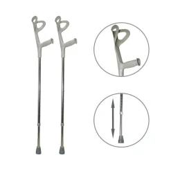 COPPIA STAMPELLE CANADESI STAMPELLA IN ALLUMINIO ALTEZZA REGOLABILE LEGA LEGGERA