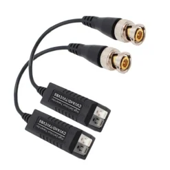 COPPIA TRASMETTITORI VIDEO BALUN PASSIVI AHD HDCVI HDTVI CCTV BNC UTP CAT5 1080P