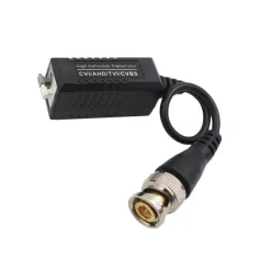 COPPIA TRASMETTITORI VIDEO BALUN PASSIVI AHD HDCVI HDTVI CCTV BNC UTP CAT5 1080P
