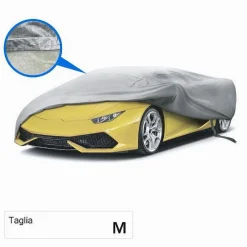 COPRIAUTO TELO IMPERMEABILE AUTO PROTEGGI SOLE PIOGGIA NEVE SPORCO TG.M COP-AUT-M