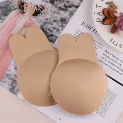 COPRICAPEZZOLI ADESIVI IN SILICONE TAGLIA L RIUTILIZZABILI REGGISENO PUSH UP