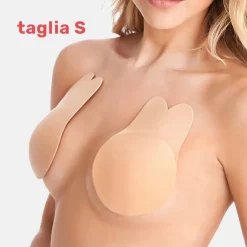 COPRICAPEZZOLI ADESIVI IN SILICONE TAGLIA S RIUTILIZZABILI REGGISENO PUSH UP