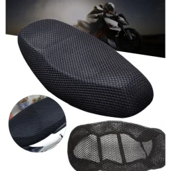 COPRISELLA MOTO SCOOTER COPRI SELLA A RETE TRASPIRANTE ELASTICO MISURE M