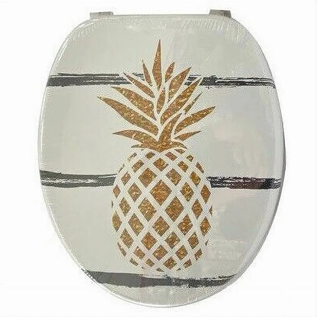 COPRIWATER COPRI WATER SEDILE WC BAGNO UNIVERSALE CERNIERE ACCIAIO ANANAS 59258