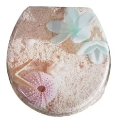 COPRIWATER COPRI WATER SEDILE WC BAGNO UNIVERSALE CERNIERE ACCIAIO SABBIA 52981A