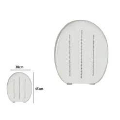 COPRIWATER COPRI WATER SEDILE WC BAGNO UNIVERSALE MDF BIANCO RIGHE STRASS 59205