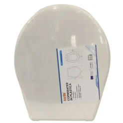 COPRIWATER COPRIVASO SEDILE WC IN PLASTICA TAVOLETTA DA BAGNO VIOLA BIANCO 87640