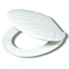 COPRIWATER COPRIVASO TAVOLETTA SEDILE WC IN PLASTICA STANDARD CONCHIGLIA BIANCA