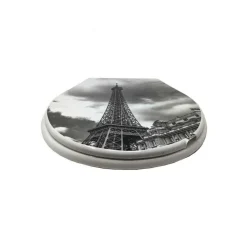 COPRIWATER IN PLASTICA RESISTENTE TAVOLETTA WC 44X36.5CM FANTASIA PARIGI