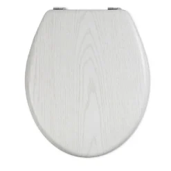 COPRIWATER UNIVERSALE IN LEGNO MDF RESISTENTE CON STAMPA LEGNO BIANCO CERNIERE