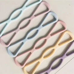 CORDA BANDE DI RESISTENZA GOMMA ESERCIZIO ESTENSIONE ALLENAMENTO FITNESS YOGA