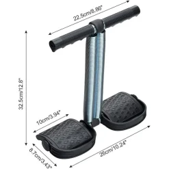 CORDA ELASTICA CON DOPPIA MOLLA PER BODYBUILDING FITNESS YOGA ALLENAMENTO ADDOME