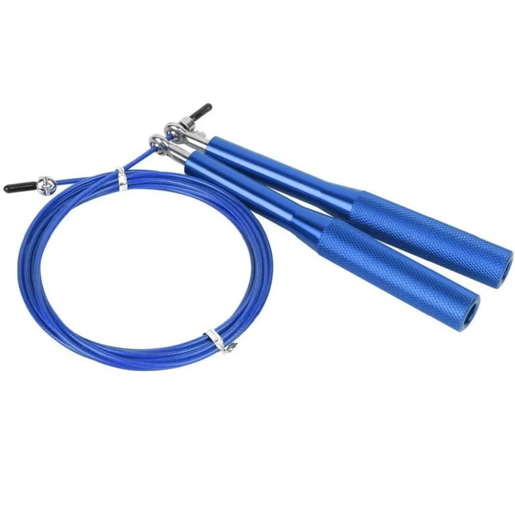 CORDA PER SALTARE 3 MT PVC LEGA DI ALLUMINO ANTISCIVOLO PORTATILE PER FITNESS