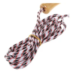 CORDA PER SALTARE ALLENAMENTO CROSSFIT JUMP ROPE PUGILATO FITNESS MANICI LEGNO