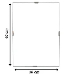CORNICE A GIORNO 30 X 40CM IN CRILEX CORNICI PORTAFOTO PUZZLE POSTER FOTO STAMPE