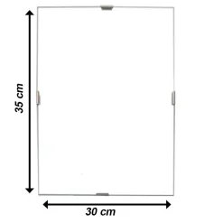 CORNICE A GIORNO 30 X 35CM IN CRILEX CORNICI PORTAFOTO PUZZLE POSTER FOTO STAMPE