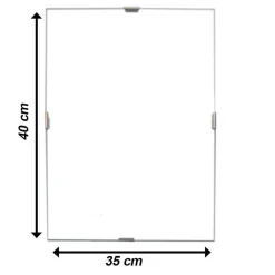 CORNICE A GIORNO 35 X 40CM IN CRILEX CORNICI PORTAFOTO PUZZLE POSTER FOTO STAMPE