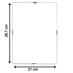 CORNICE A GIORNO 21X29,7CM A4 CRILEX CORNICI PORTAFOTO PUZZLE POSTER FOTO STAMPE