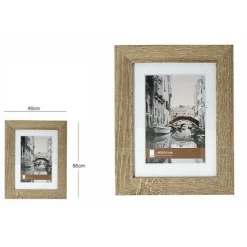 CORNICE PER FOTO FOTOGRAFIE QUADRI TELE DIMENSIONI 40 X 50 CM LEGNO 64636
