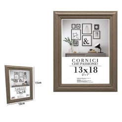CORNICE PER FOTO PORTA FOTOGRAFIE QUADRI TELE 13 X 18 CM MODELLO LEGNO 71641