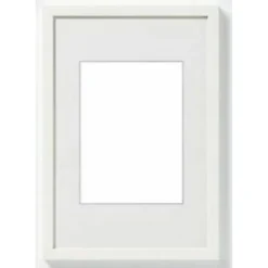 CORNICE PER FOTO POSTER QUADRI TELE DIMENSIONI 40X50CM COLORE BIANCO