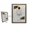 CORNICE PER FOTO QUADRI TELE PORTAFOTO A4 21 X 29.7 CM MODELLO LEGNO SCURO 70780
