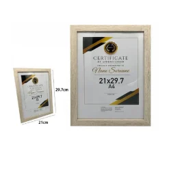 CORNICE PER FOTO QUADRI TELE PORTAFOTO A4 21X29.7 CM MODELLO LEGNO CHIARO 70779