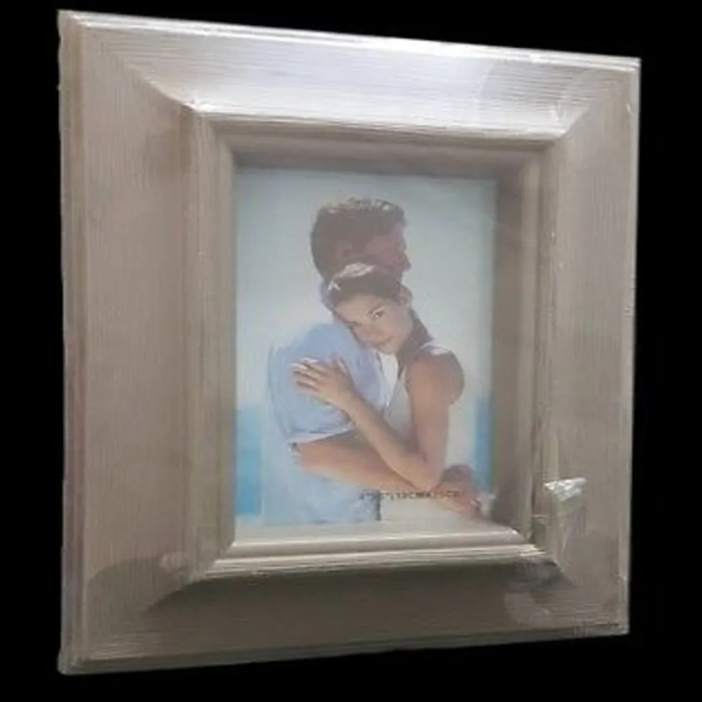 CORNICE PORTAFOTO PORTA FOTO FOTOGRAFIA 10X15CM MARRONE EFFETTO LEGNO CHIARO