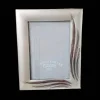 CORNICE PORTAFOTO PORTA FOTO FOTOGRAFIA 9 X 13 CM SILVER FOGLIE EFFETTO SATINATO